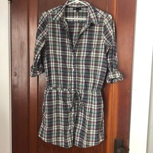 Lightweight tunic length shirt